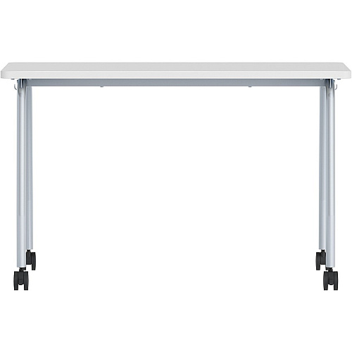 Lorell Training Table Laminated Top - 300 lb Capacity - 29.50" Table Top Length x 23.63" Table Top Width x 1" Table Top Thickness - 47.25" Height - Assembly Required - Gray - Particleboard Top Material - 1 Each (LLR60847)