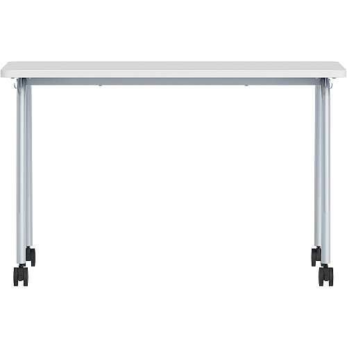 Lorell Training Table Laminated Top - 300 lb Capacity - 29.50" Table Top Length x 23.63" Table Top Width x 1" Table Top Thickness - 47.25" Height - Assembly Required - Gray - Particleboard Top Material - 1 Each (LLR60847)