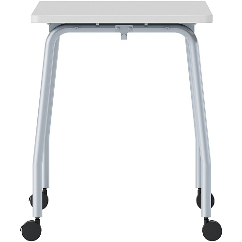 Lorell Training Table Laminated Top - 300 lb Capacity - 29.50" Table Top Length x 23.63" Table Top Width x 1" Table Top Thickness - 47.25" Height - Assembly Required - Gray - Particleboard Top Material - 1 Each (LLR60847)