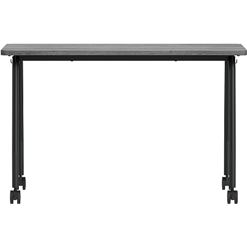 Lorell Training Table Laminated Top - 300 lb Capacity - 29.50" Table Top Length x 23.63" Table Top Width x 1" Table Top Thickness - 47.25" Height - Assembly Required - Weathered Charcoal - Particleboard Top Material - 1 Each (LLR60845)