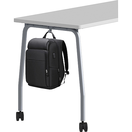 Lorell Training Table Laminated Top - 300 lb Capacity - 29.50" Table Top Length x 23.63" Table Top Width x 1" Table Top Thickness - 59" Height - Assembly Required - Gray - Particleboard Top Material - 1 Each (LLR60848)