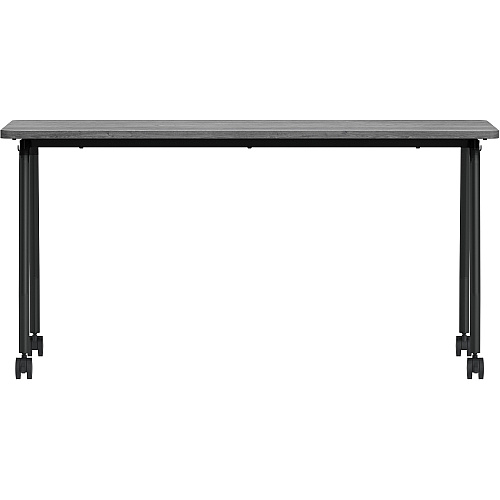 Lorell Training Table Laminated Top - 300 lb Capacity - 29.50" Table Top Length x 23.63" Table Top Width x 1" Table Top Thickness - 59" Height - Assembly Required - Weathered Charcoal - Particleboard Top Material - 1 Each (LLR60846)