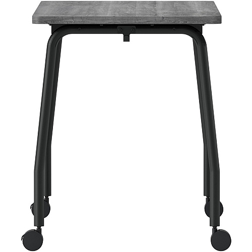 Lorell Training Table Laminated Top - 300 lb Capacity - 29.50" Table Top Length x 23.63" Table Top Width x 1" Table Top Thickness - 59" Height - Assembly Required - Weathered Charcoal - Particleboard Top Material - 1 Each (LLR60846)