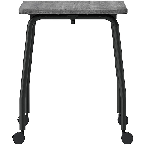 Lorell Training Table Laminated Top - 300 lb Capacity - 29.50" Table Top Length x 23.63" Table Top Width x 1" Table Top Thickness - 59" Height - Assembly Required - Weathered Charcoal - Particleboard Top Material - 1 Each (LLR60846)