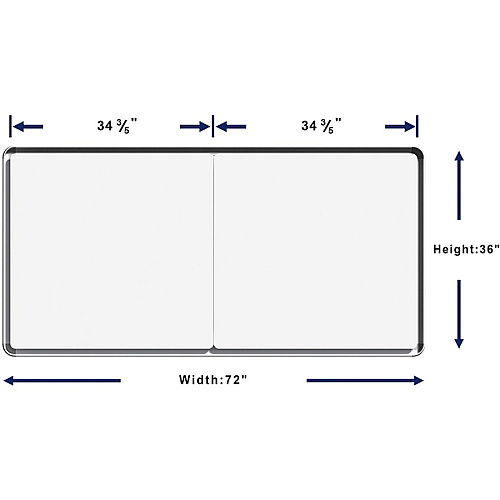 Lorell Mounting Frame for Whiteboard - Silver Aluminum - 1 Each (LLR18322)