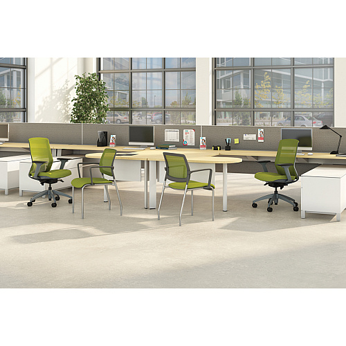 9 to 5 Seating Neo Task Chair Dove Seat Color - Foam, Fabric Seat Material - Gray Back Color - 5-star Base - 1 Each (3160Y3A23GDO)