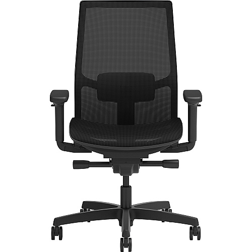 HON Ignition 2.0 Mid-back Mesh Seat Task Chair Black Seat Color - Mesh Seat Material - Black Back Color - Mesh Back Material - Mid Back - Black - Armrest - 1 Each (I2MSKY2IMTN)