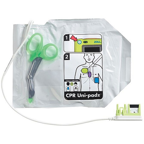 ZOLL CPR Uni-padz Univeral (Adult/Pediatric) Electrodes 1 Each - Green (890000028001)