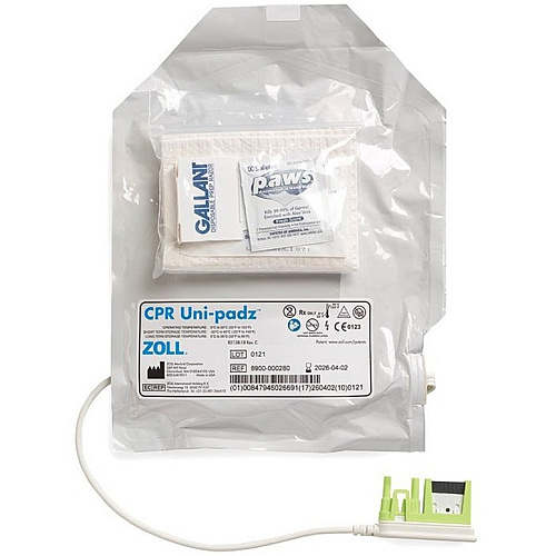 ZOLL CPR Uni-padz Univeral (Adult/Pediatric) Electrodes 1 Each - Green (890000028001)