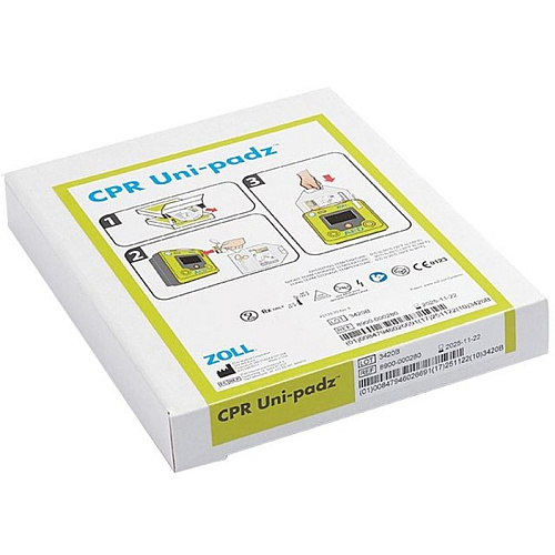 ZOLL CPR Uni-padz Univeral (Adult/Pediatric) Electrodes 1 Each - Green (890000028001)
