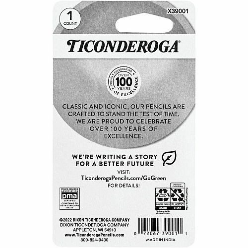 Ticonderoga DUO Manual Pencil Sharpener Multicolor - 1 Each (X39001)