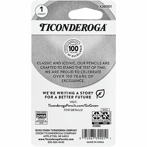 Ticonderoga DUO Manual Pencil Sharpener Multicolor - 1 Each (X39001)