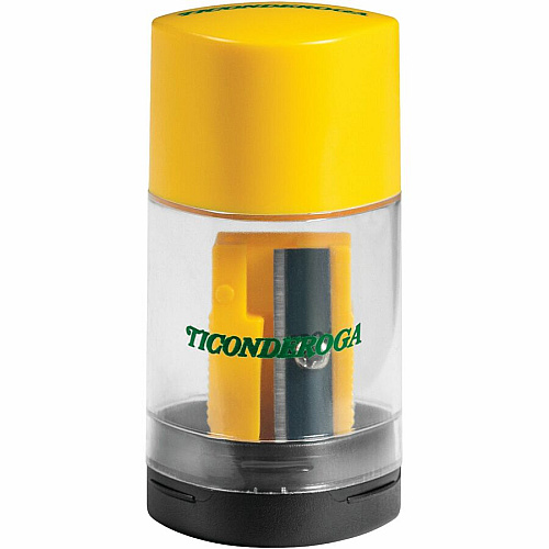 Ticonderoga DUO Manual Pencil Sharpener Multicolor - 1 Each (X39001)