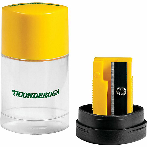 Ticonderoga DUO Manual Pencil Sharpener Multicolor - 1 Each (X39001)