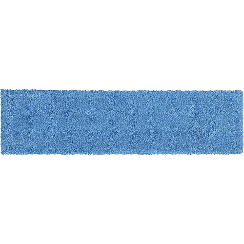Rubbermaid Commercial Adaptable Flat Mop Microfiber Pad 19.5" Length x 5.5" Depth - MicroFiber - Blue - 12 / Carton (2132427CT)