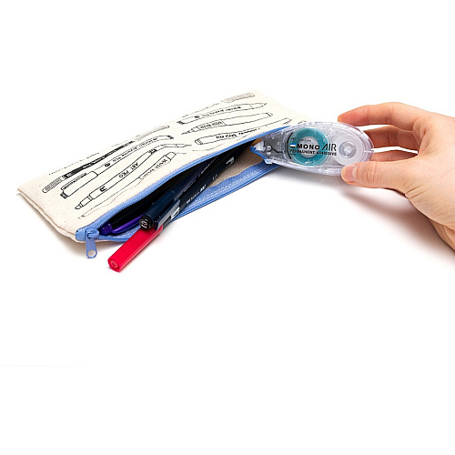 Tombow Air Touch Adhesive 17.50 yd Length x 0.33" Width - Dispenser Included - For Smooth Surface - 1 Each (62152)