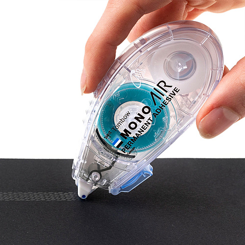 Tombow Air Touch Adhesive 17.50 yd Length x 0.33" Width - Dispenser Included - For Smooth Surface - 1 Each (62152)