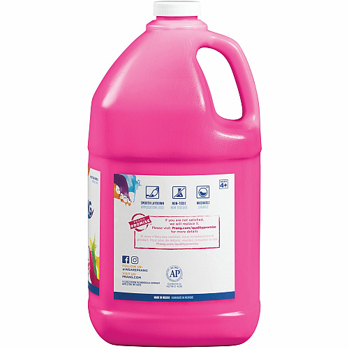 Prang Washable Tempera Paint 1 Color(s) - Magenta - 1 gal - Washable - 1 Each (X10610)