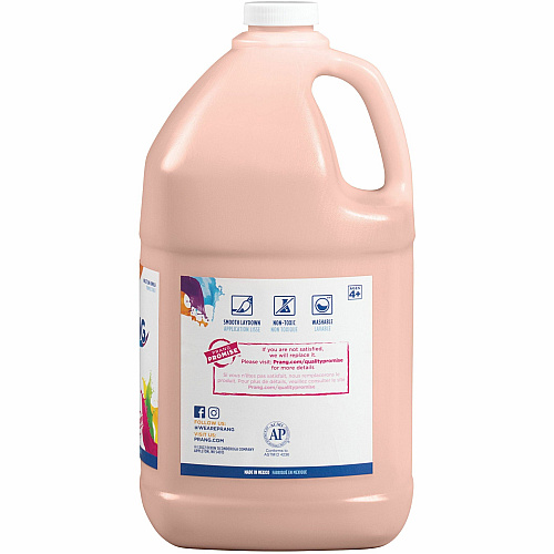 Prang Washable Tempera Paint 1 Color(s) - Peach - 1 gal - Washable - 1 Each (X10611)