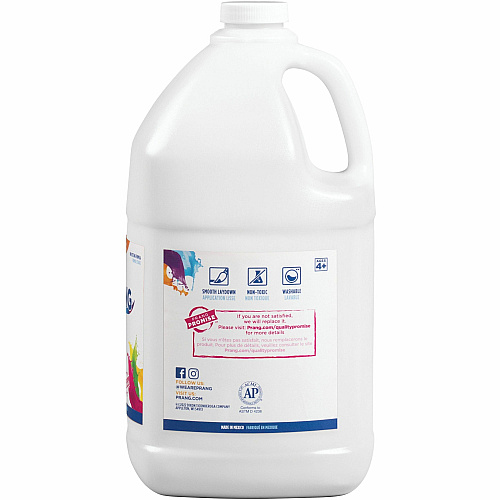 Prang Washable Tempera Paint 1 Color(s) - White - 1 gal - Washable - 1 Each (X10607)