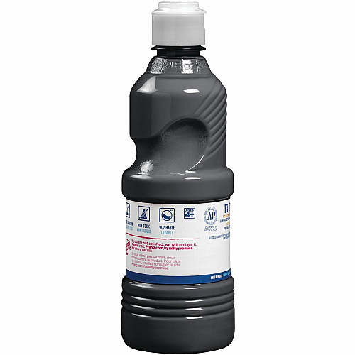 Prang Washable Tempera Paint 16 fl oz - 1 Each - Black (X10709)