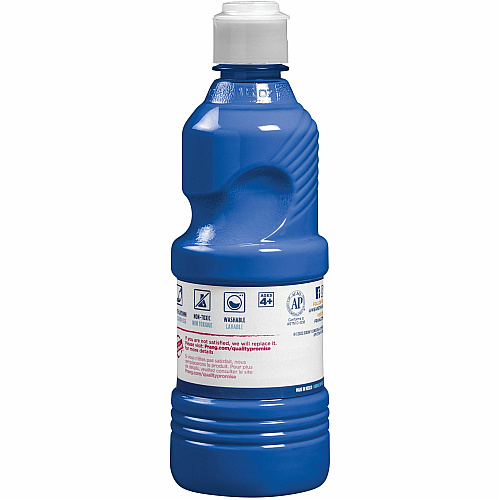 Prang Washable Tempera Paint 1 Color(s) - Blue - 16 fl oz - Washable - 1 Each (X10705)