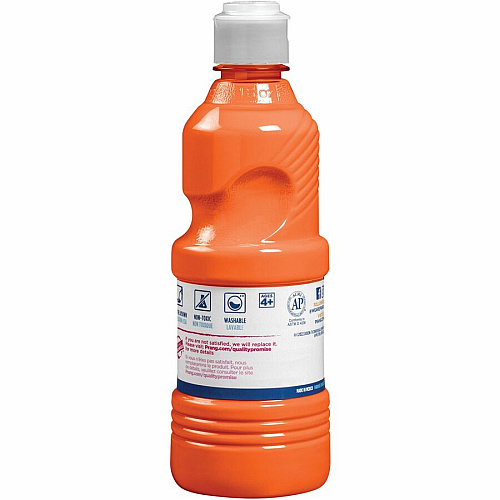 Prang Washable Tempera Paint 1 Color(s) - Orange - 16 fl oz - Washable - 1 Each (X10702)