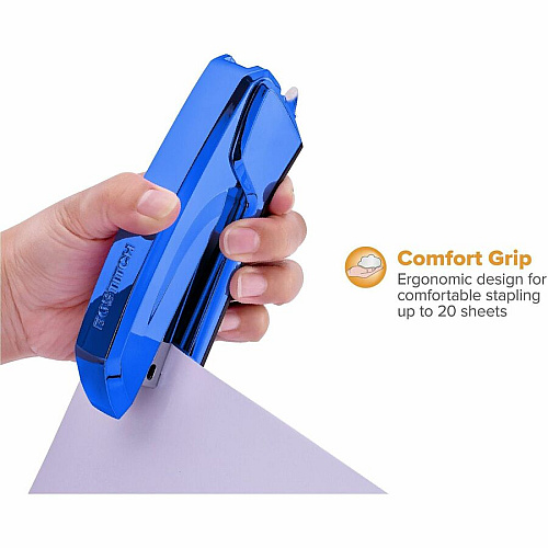 Bostitch Ascend Stapler Staples Upto 20 Sheet - Blue - Metal - 1 Each (B210BLUEM)