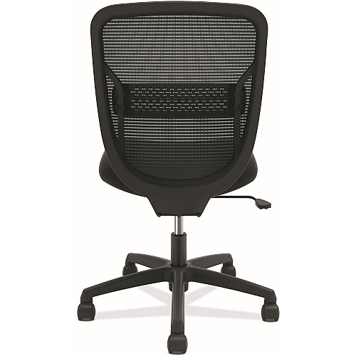 HON Gateway Chair Fabric Seat Material - Black Back Color - Mesh Back Material - Black Frame Color - Black - 1 Each (GVNMZ1ACCF10)
