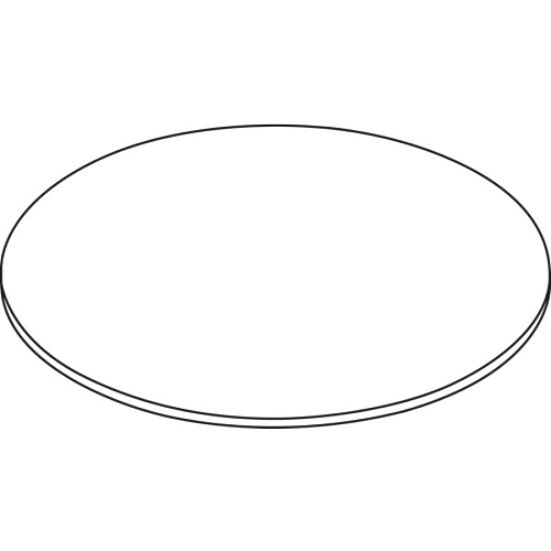 HON Mod HLPLTBL48RND Conference Table Top 48" Diameter - Finish: Traditional Mahogany (TBL48RNDLT1)