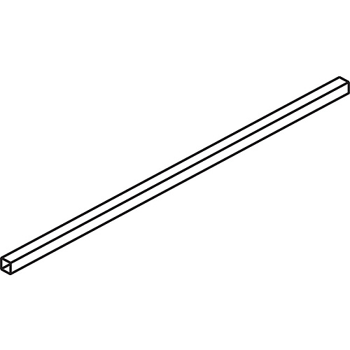 HON Mod HLPLXS66 Worksurface Stiffener Graphite, Black - 1 Each (PLXS66B)