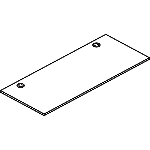 HON Mod HLPLRW6624 Work Surface x 66" Width x 24" Depth - Finish: Slate Teak (PLRW6624LS1)