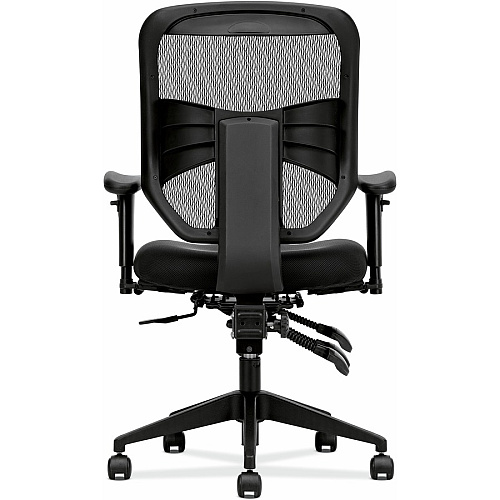 HON Prominent Task Chair Black Seat Color - Mesh, Polyester Seat Material - Black Back Color - Mesh Back Material - Black Frame Color - High Back - 5-star Base - Black - 1 Each (VL532MM10)