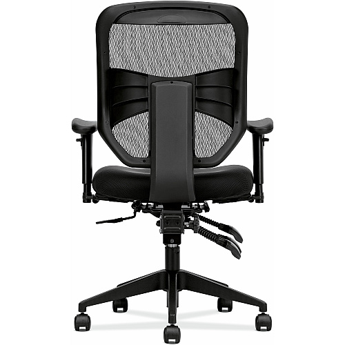 HON Prominent Task Chair Black Seat Color - Mesh, Polyester Seat Material - Black Back Color - Mesh Back Material - Black Frame Color - High Back - 5-star Base - Black - 1 Each (VL532MM10)