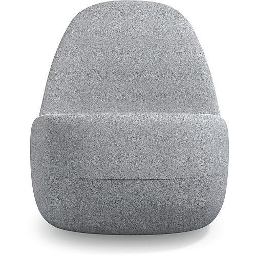 HON Skip Chair Plastic Seat Material - Light Gray Back Color - Plastic Back Material - Light Gray - Plastic - 1 Each (SKPGRY)