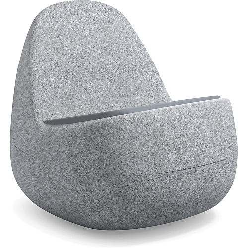 HON Skip Seat Cushion Polyurethane Foam Filling - Easy to Clean, Comfortable - Slate - 1 Each (SKPCUSHSLT)