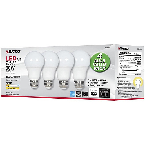 Satco LED Light Bulb (S39596)