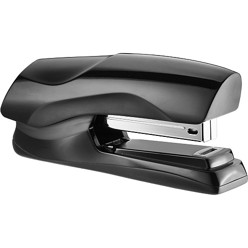 Bostitch Antimicrobial Flat Clinch Stapler Staples Upto 40 Sheet - Holds Upto 210 Staple - Full Strip - Black - Steel, Rubber - 1 Each (B275RBLK)