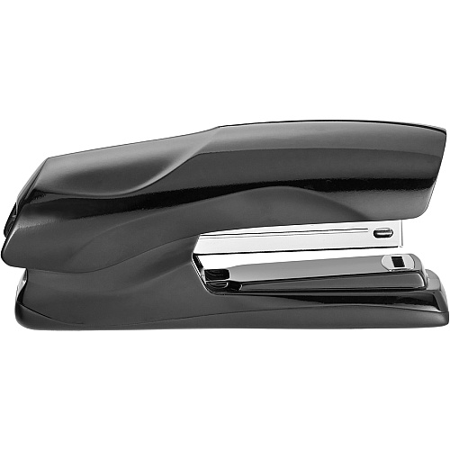 Bostitch Antimicrobial Flat Clinch Stapler Staples Upto 40 Sheet - Holds Upto 210 Staple - Full Strip - Black - Steel, Rubber - 1 Each (B275RBLK)