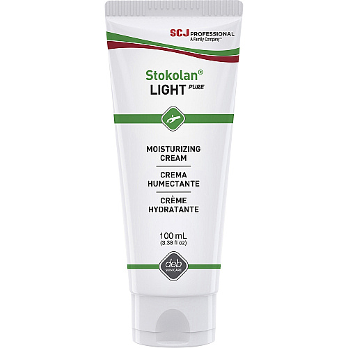 SC Johnson Stokolan Skin Conditioning Cream Cream - 3.38 fl oz - Tube - For Dry, Sensitive Skin - Healthcare Working, Hospitality, Industrial, Office & Commercial Facilities - Non-greasy, Dye-free, Silicon-free, Fragrance-free, Moisturising,  (RES100MLCT)