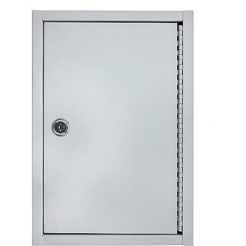 Huron Slotted Heavy-duty Key Cabinet Keyhole Slot, Heavy Duty, Durable, Locking System - Gray - Steel (HASZ0126)