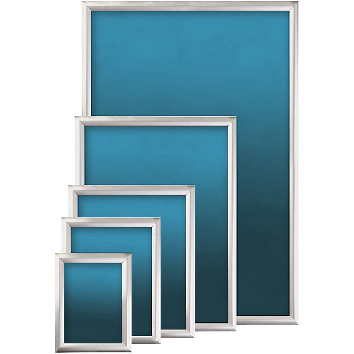 Seco Sign Holder 11" Width x 14" Height - Rectangular Shape - Silver - 1 Each (SN1114SV)