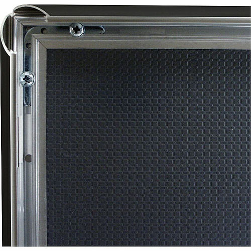 Seco Sign Holder 11" Width x 17" Height - Rectangular Shape - Black - 1 Each (SN1117BLACK)