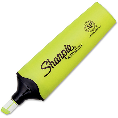 Sharpie Clear View Highlighter Pack Chisel Marker Point - Assorted Ink - 4 / Set (2128216)