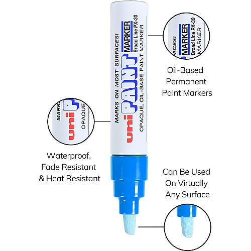 uni-ball uniball™ uni-Paint PX-30 Oil-Based Paint Marker (63733)