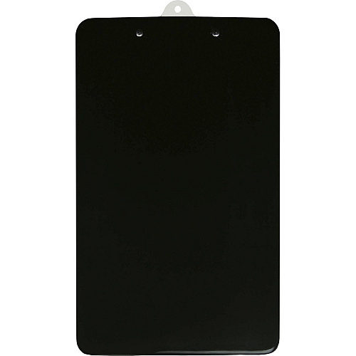 Saunders Antimicrobial Clipboard 8 1/2" x 11" Sheet Size - Black, White - 1 Each (21610)