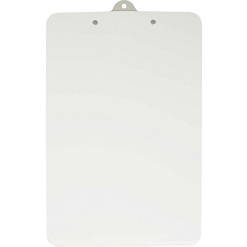 Saunders Antimicrobial Clipboard 8 1/2" x 11" Sheet Size - White - 1 Each (21608)