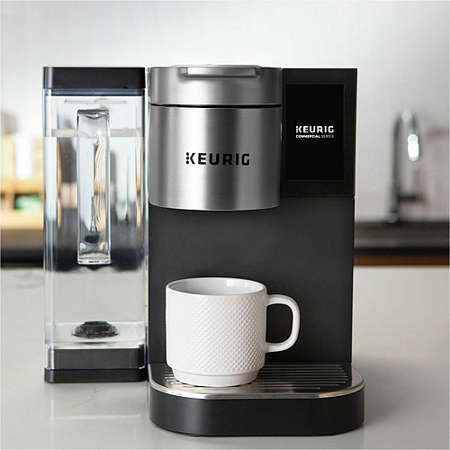 Keurig K-2500 Single-Serve Commercial Coffee Maker with Water Reservoir Kit Programmable - 3.13 quart - 5 Cup(s) - Single-serve - Silver (8607)