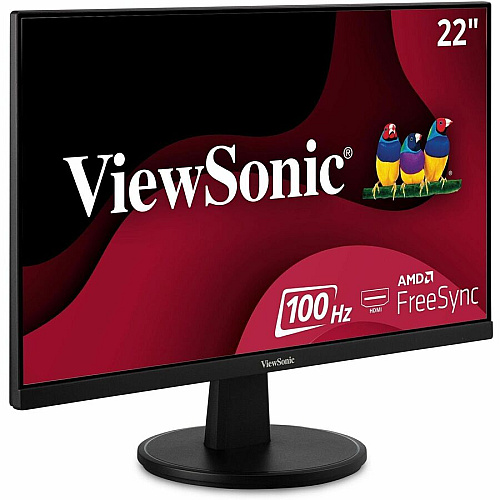 ViewSonic VA2247-MH 22 Inch Full HD 1080p Monitor with 100Hz, FreeSync, Ultra-Thin Bezel, Eye Care, HDMI, VGA Inputs for Home and Office