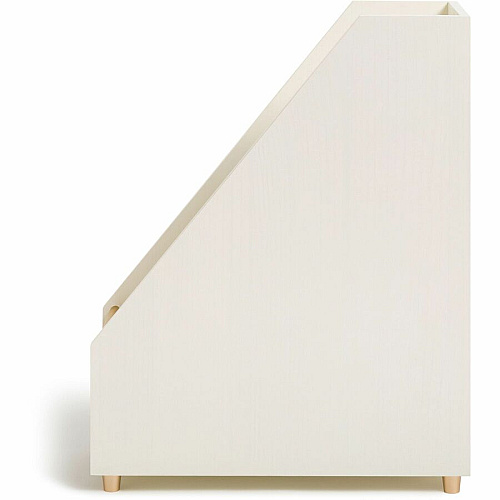 U Brands Juliet Collection Magazine Holder White - Pine Wood - 1 Each (3463U0206)